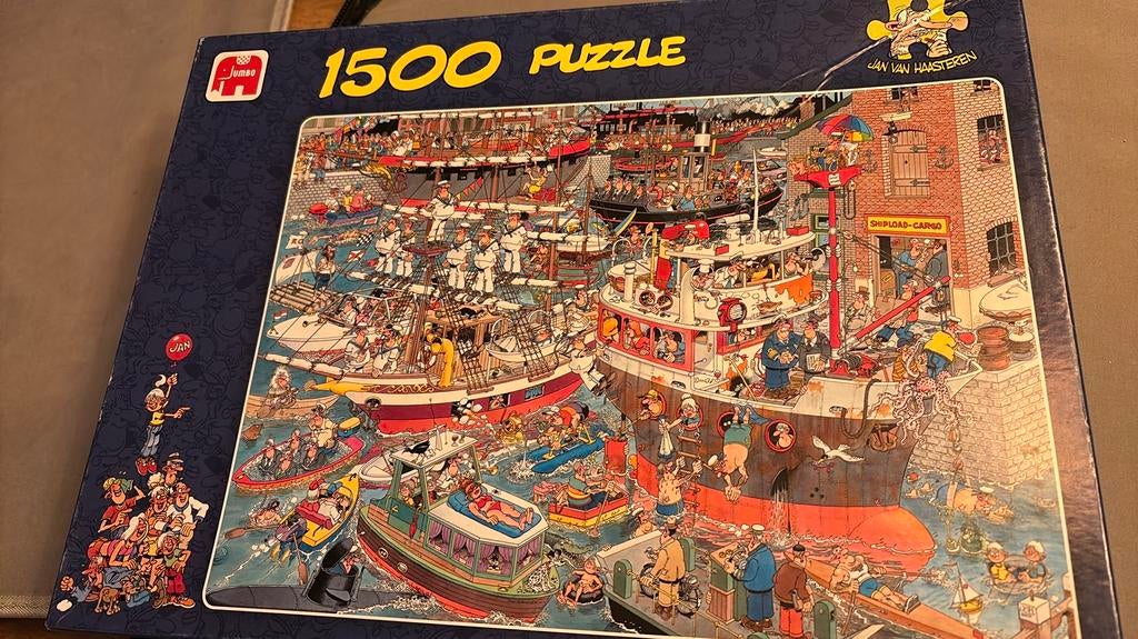 Jan van haasteren 1500, Ophalen of Verzenden, 500 t/m 1500 stukjes, Gebruikt