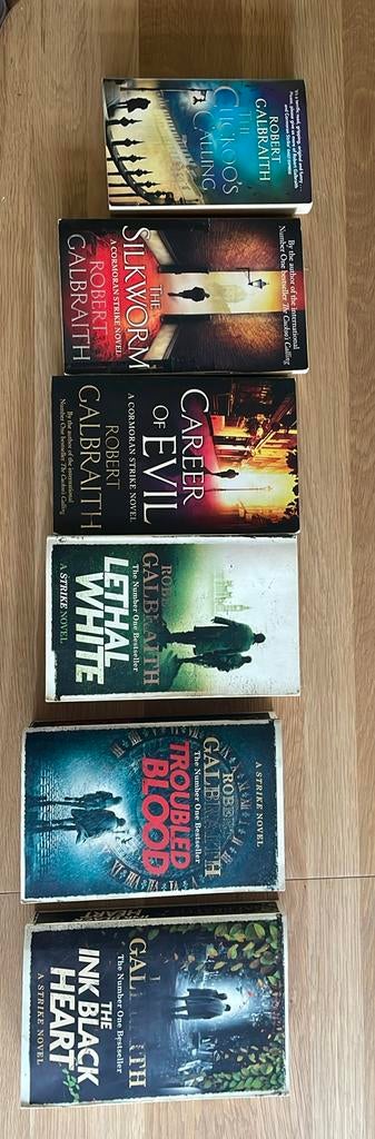 Cormoran Strike serie engelstalig van Robert Galbraith, Boeken, Ophalen of Verzenden, Gelezen
