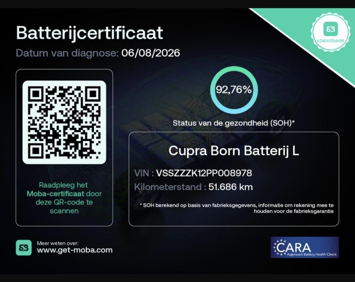Foto 9 van CUPRA Born Business 62 kWh Fris design met elektrische pit