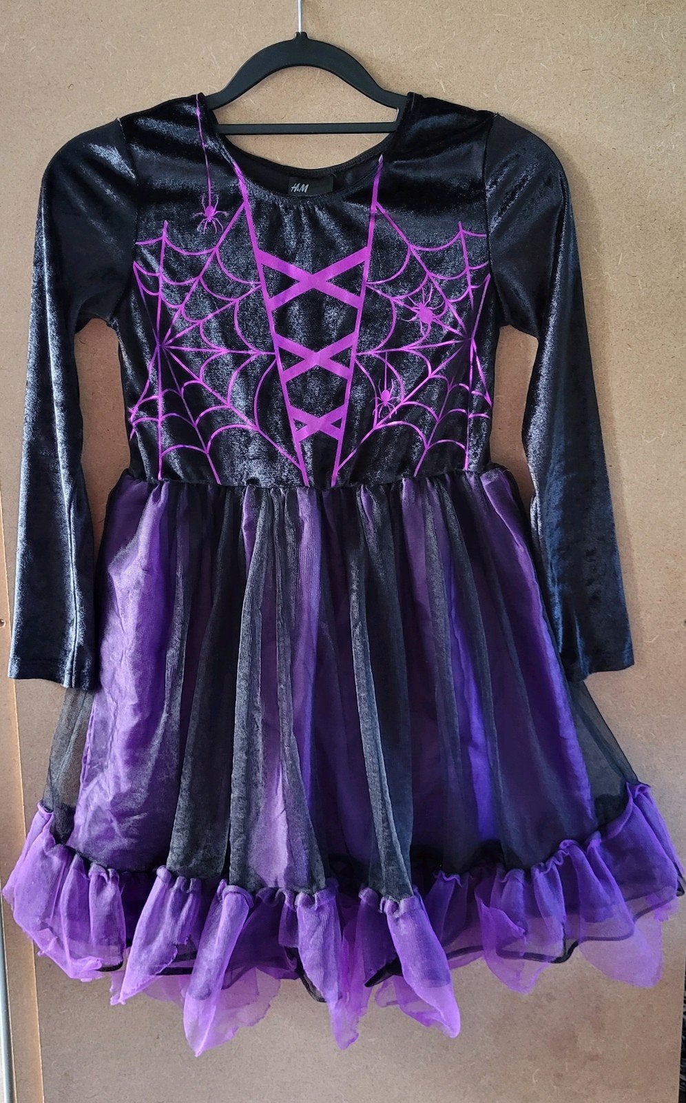 H&M Heksenjurk Halloween Maat 134/140, Kinderen en Baby's, Ophalen of Verzenden, Zo goed als nieuw, 134 t/m 140, Meisje