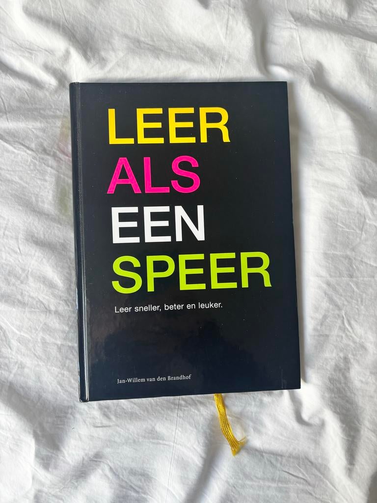 Leer als een Speer - Leer sneller, beter en leuker, Boeken, Ophalen of Verzenden, Zo goed als nieuw