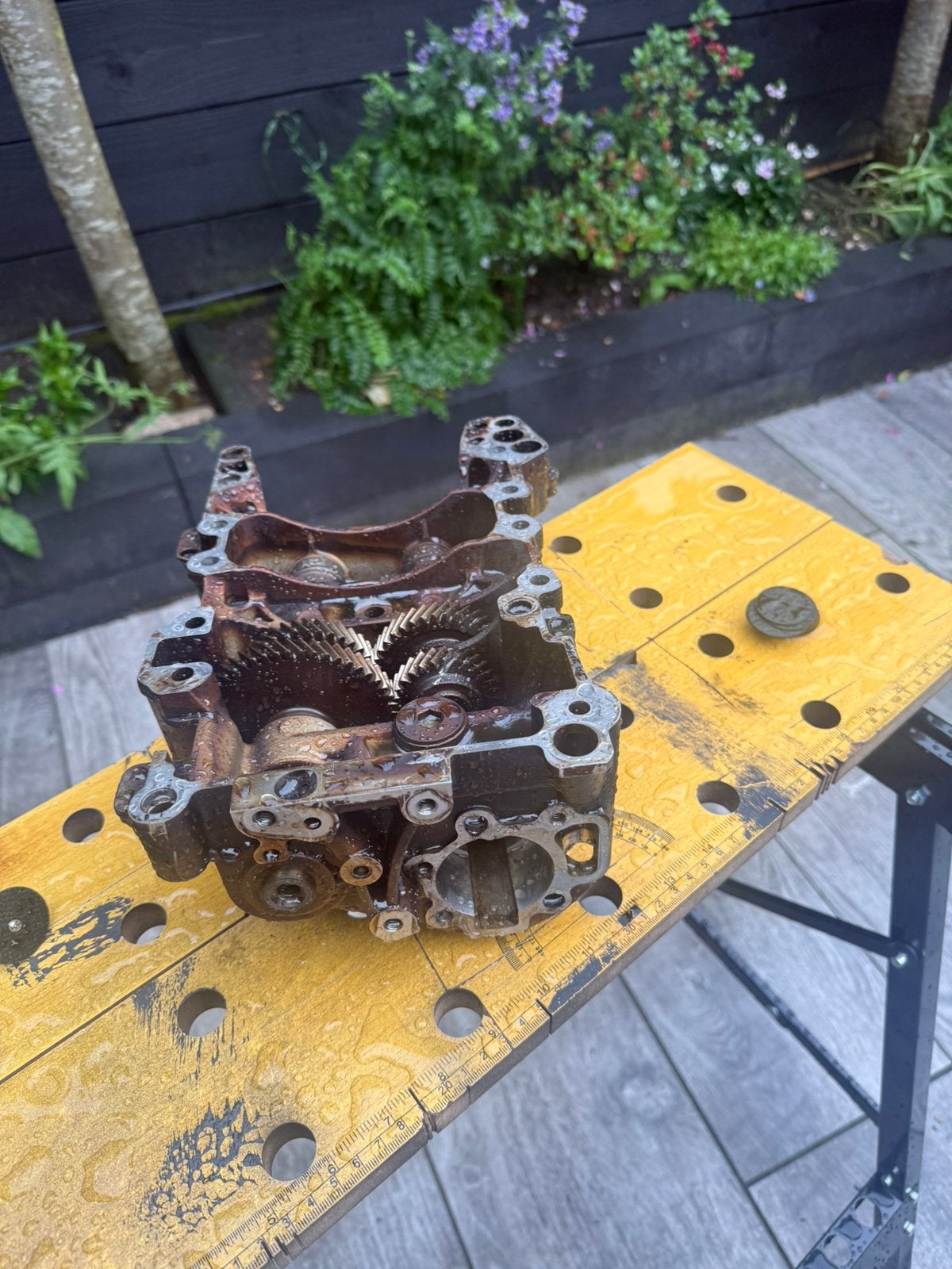 Oliepomp/balansas 2.0 tfsi, Ophalen