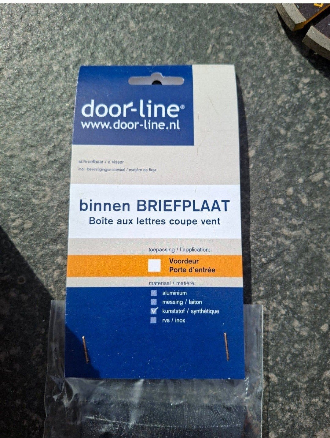 briefplaat zwart nieuw, Ophalen of Verzenden, Nieuw, Overige typen