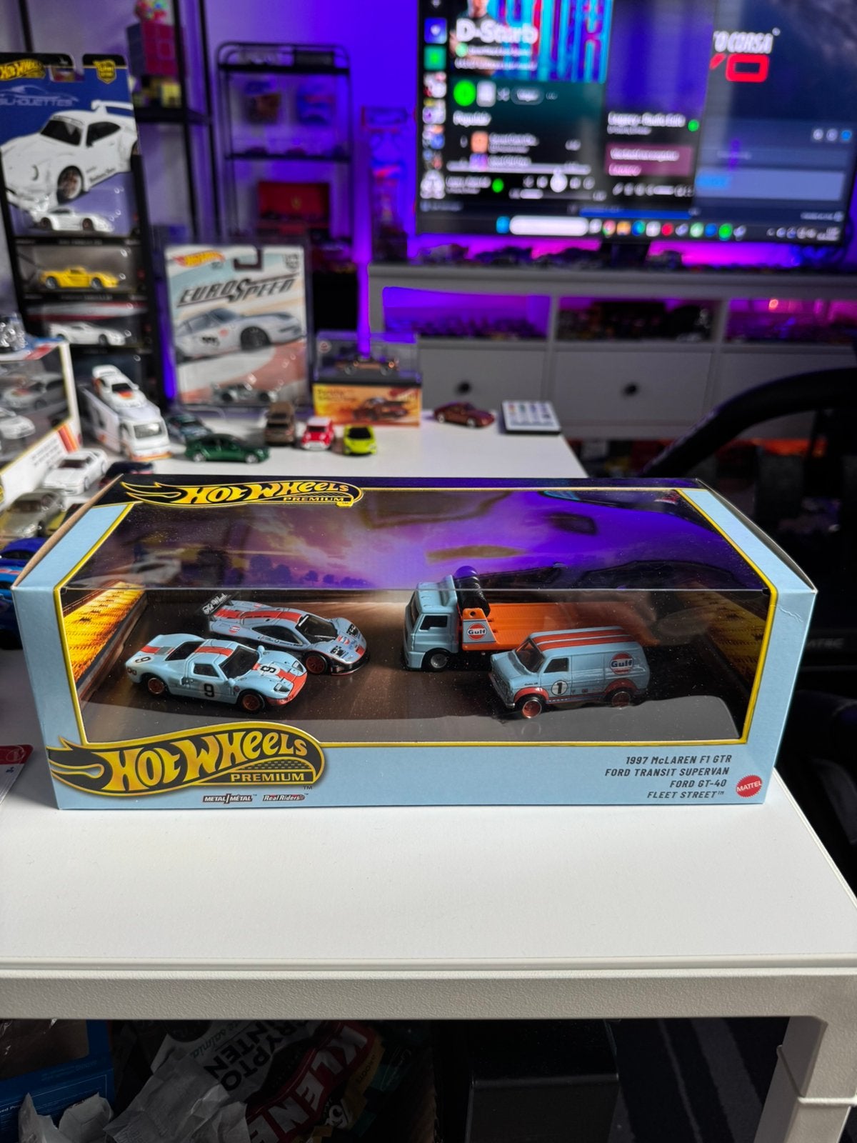 Hot Wheels Premium Gulf Diorama, Ophalen of Verzenden, Zo goed als nieuw, Auto