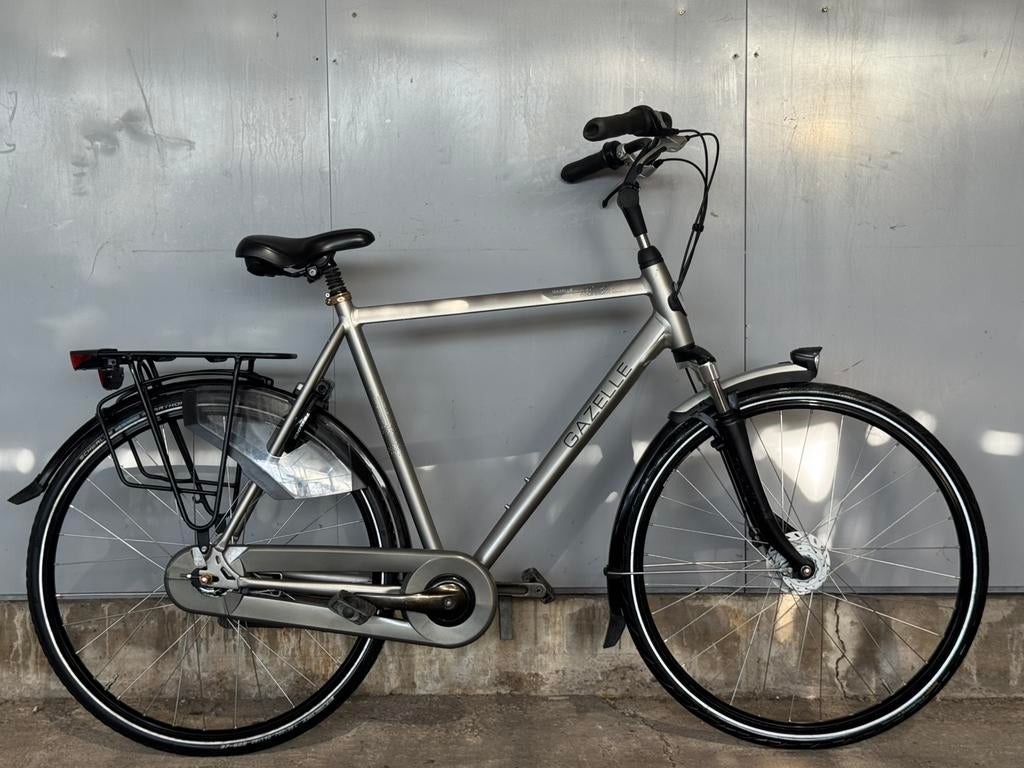 Tijdloze Gazelle Paris C7 Plus H61 N7 Stadsfiets - Garantie, Versnellingen, Ophalen of Verzenden, Zo goed als nieuw, 61 tot 65 cm