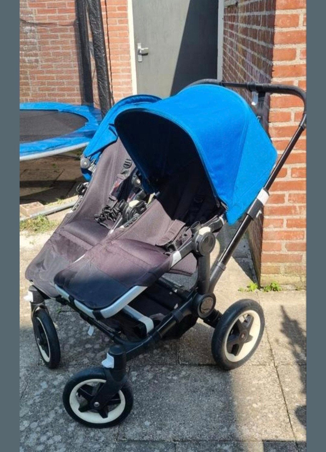 Bugaboo Donkey 2 Duo Compleet met Maxi Cosi's en Accessoires, Duowagen, Gebruikt, Bugaboo, Ophalen