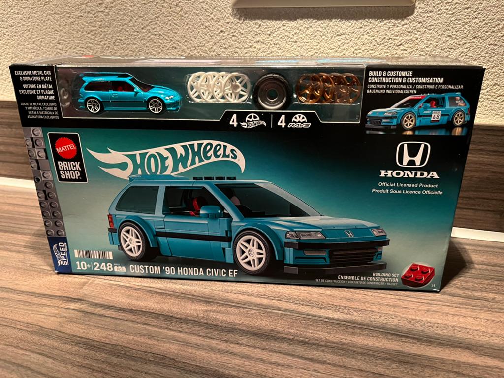 Hot Wheels Brickshop Honda Civic, Ophalen of Verzenden, Nieuw, Auto