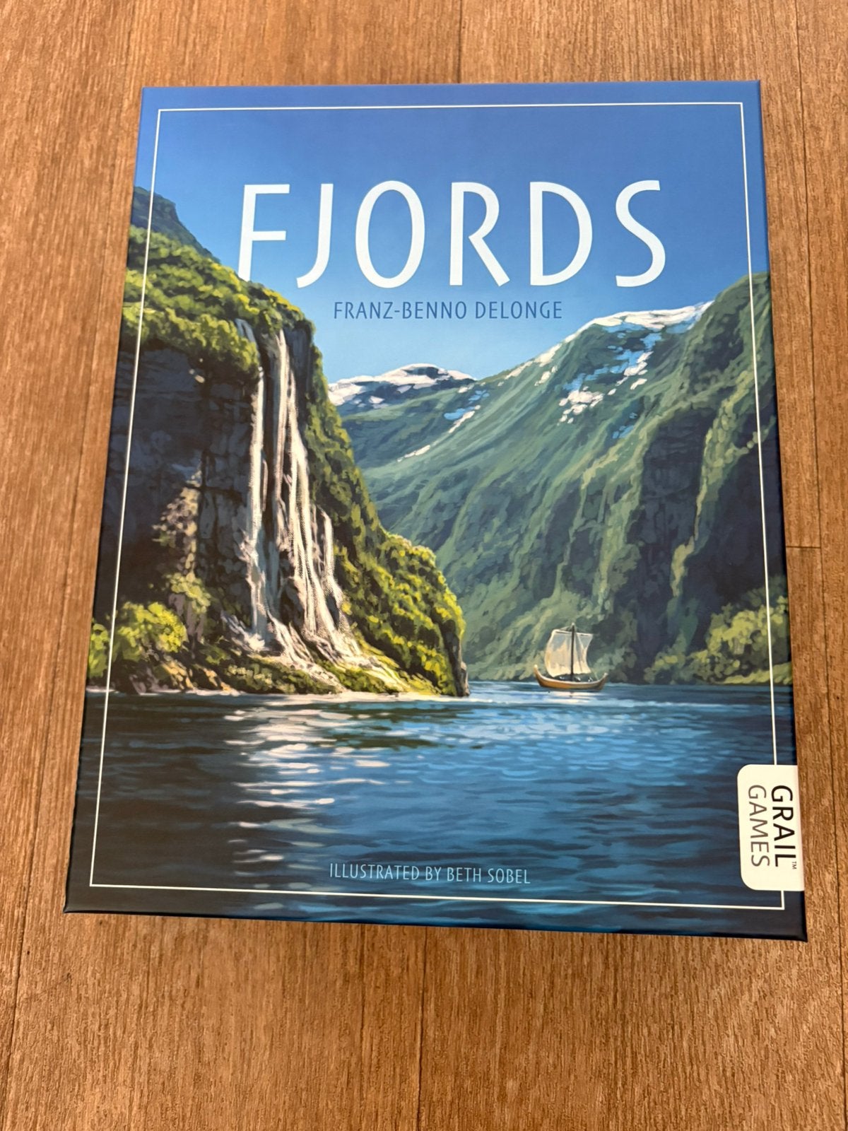 Fjords bordspel, Hobby en Vrije tijd, Gezelschapsspellen | Bordspellen, Ophalen, Zo goed als nieuw