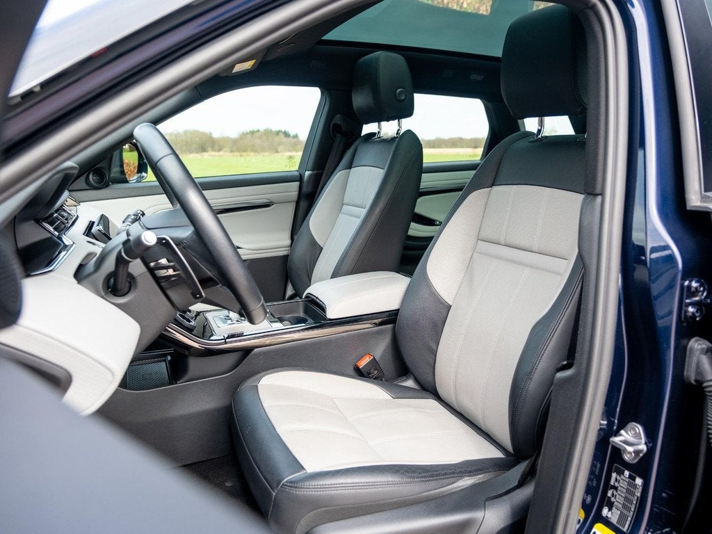 Land Rover Range Rover Evoque 1.5 P300e AWD R-Dynamic SE | P, Auto's, Land Rover, Automaat, Stof, Euro 6, Blauw