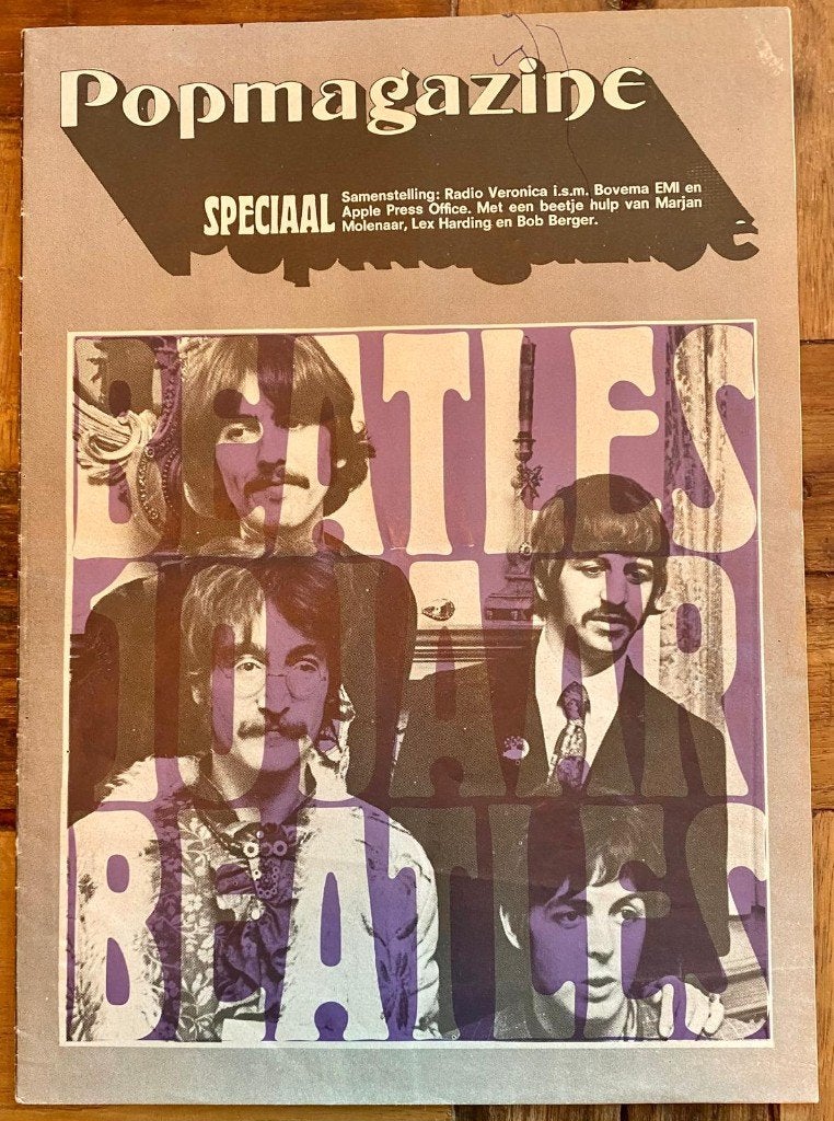 The Beatles – 10 Jaar Beatles Popmagazine 1972 NL VG+, Verzamelen, Muziek, Artiesten en Beroemdheden, Ophalen of Verzenden, Gebruikt