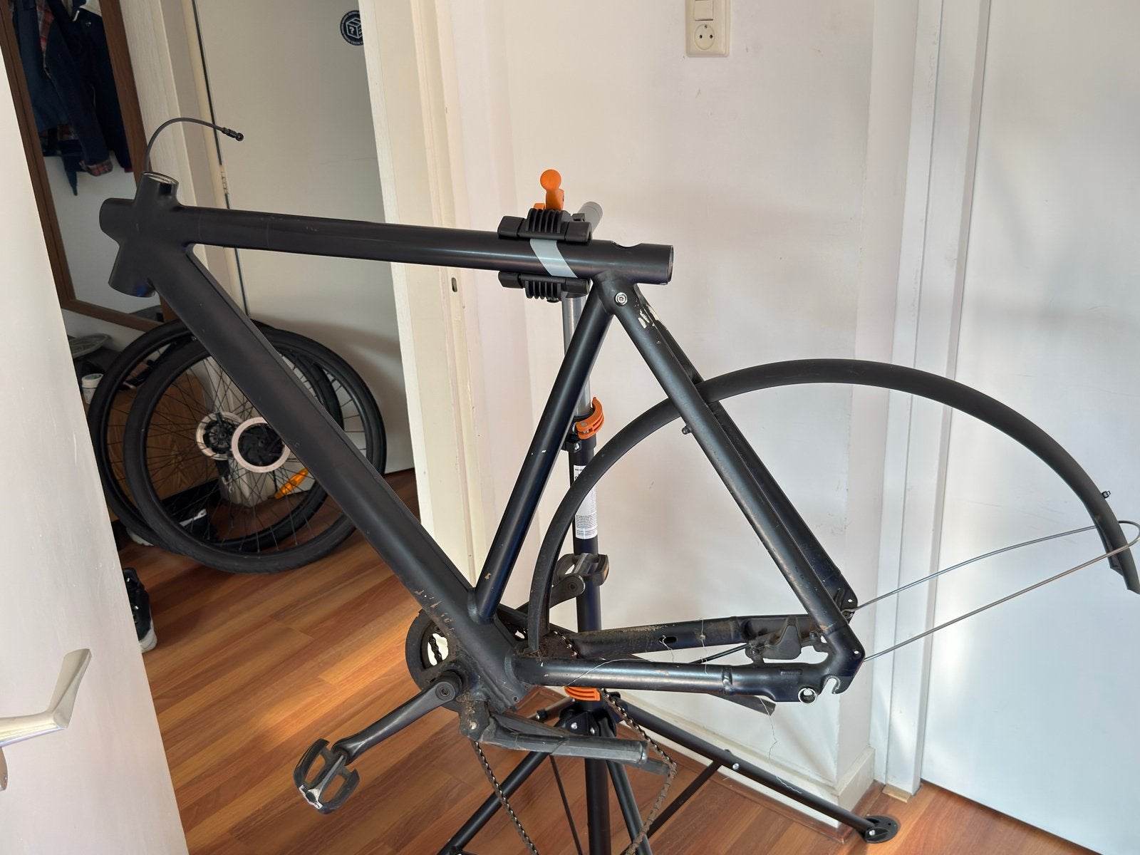 Vanmoof S3 frame met ketting en trapsensor, Frame, Gebruikt, Aluminium, Ophalen