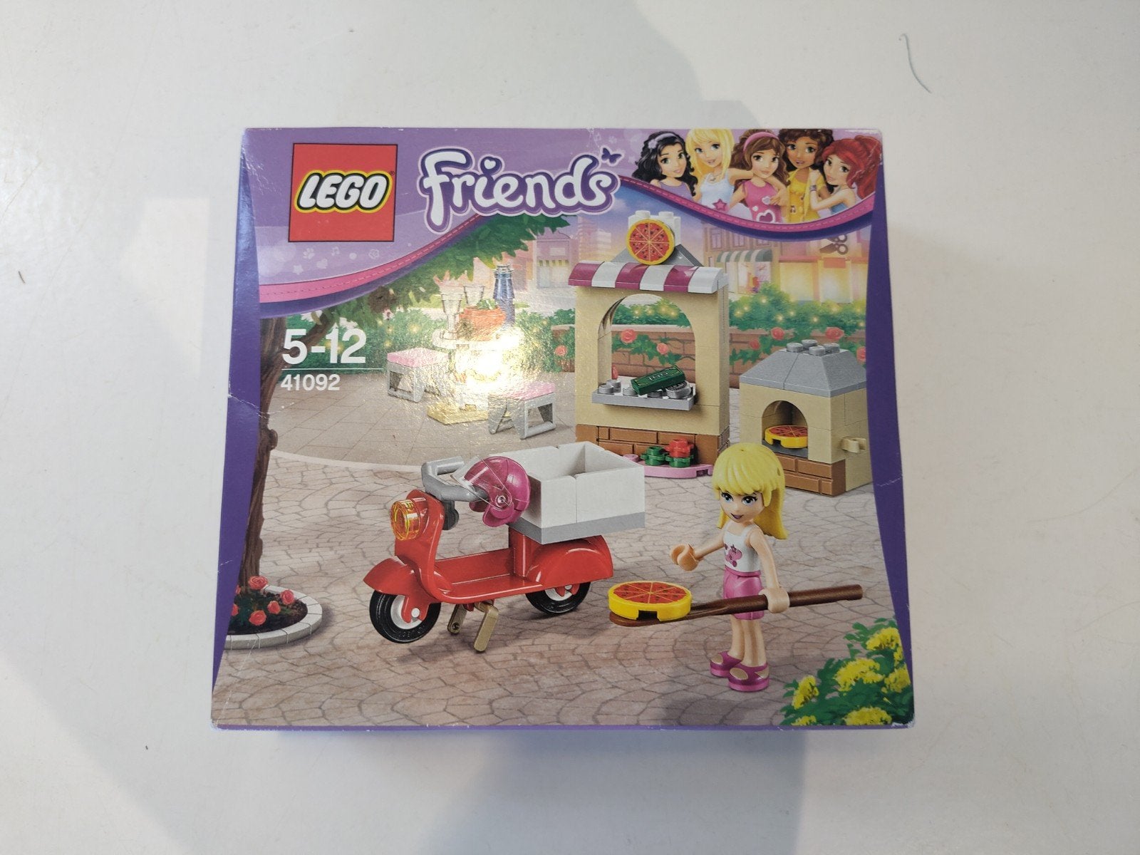 Lego Friends 41092 Stephanie's Pizzeria Scooter, Ophalen, Inclusief minifiguren, Lego, Nieuw