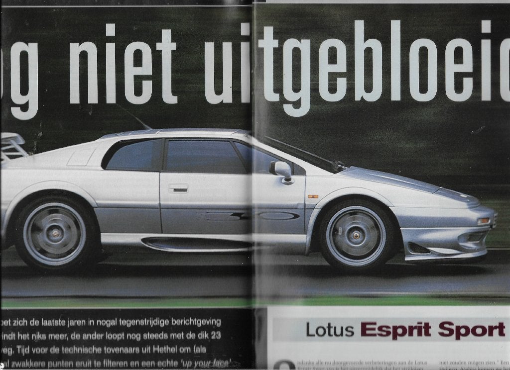 2 Reportages LOTUS Esprit Sport 350, Autovisie en Autoweek., Algemeen, Ophalen of Verzenden, Zo goed als nieuw, Autovisie en Autoweek