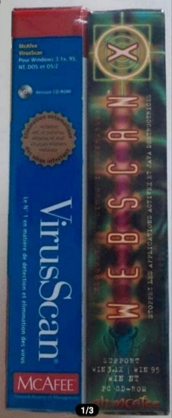 McAfee VirusScan & Webscan CD Rom Franstalig NIEUW! 1997, Computers en Software, Ophalen of Verzenden, Nieuw, McAfee