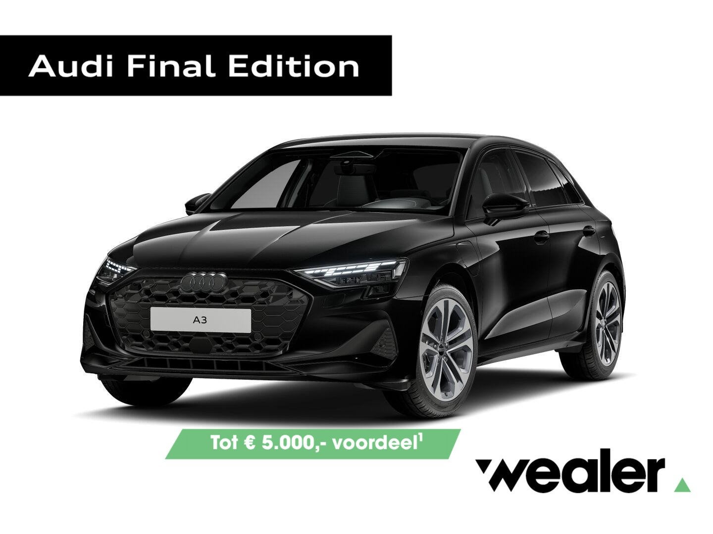 Audi A3 Sportback Advanced edition 40 TFSI e 150 kW / 204 PK, Auto's, Stof, 1498 cc, 4 cilinders, 150 pk
