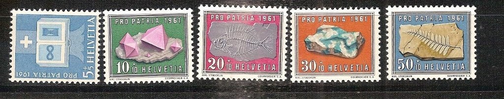 Zwitserland 731-735 postfris, Ophalen of Verzenden, Postfris