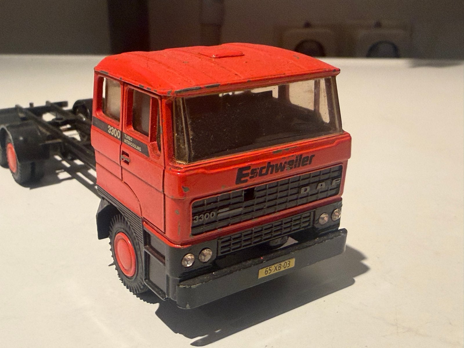 Lion car DAF 3300 Turbo Intercooling vrachtwagen model, Ophalen of Verzenden, Gebruikt, Bus of Vrachtwagen, Overige merken