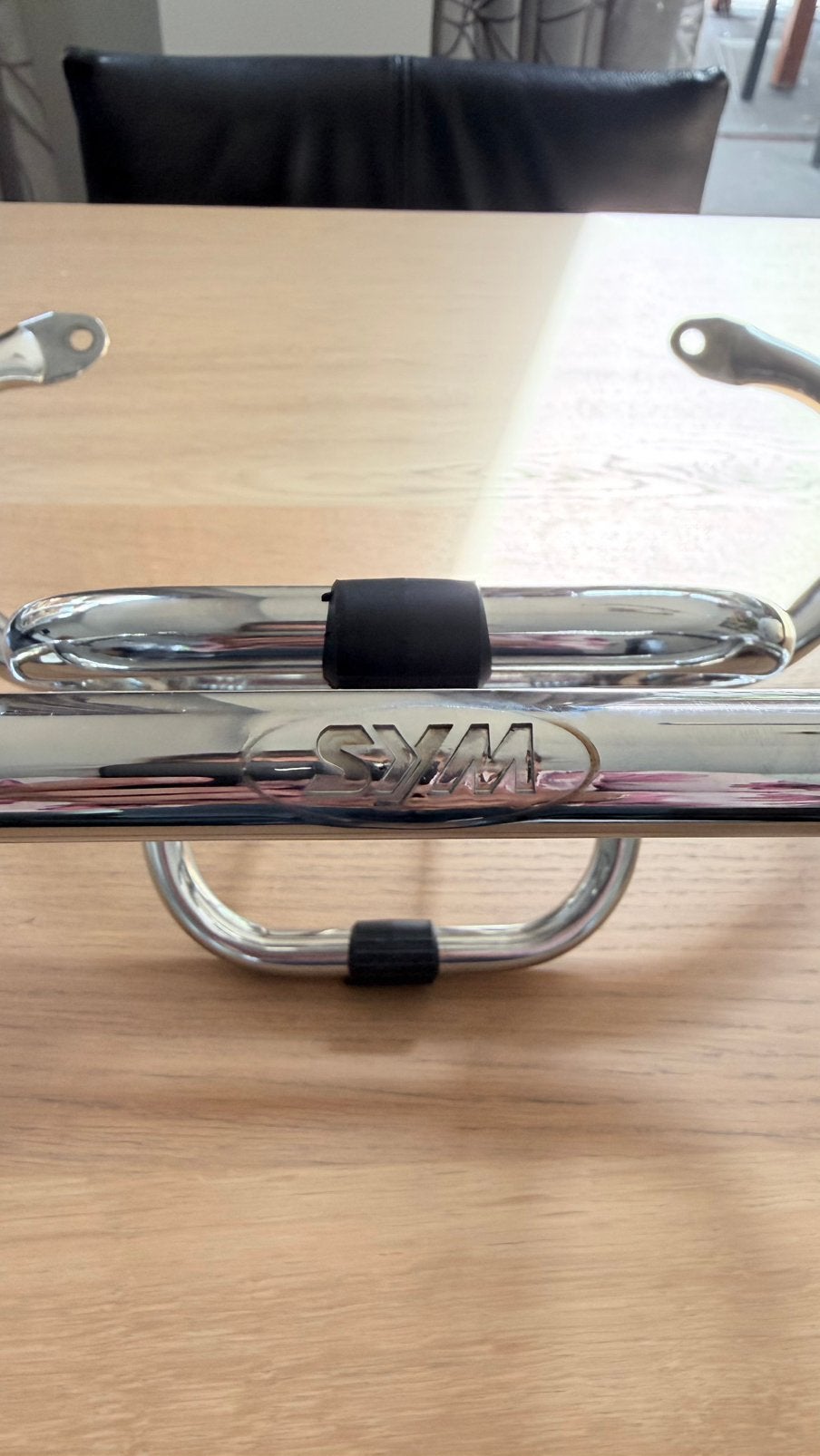 Achterdrager/rekje chrome Sym Fiddle - Folding carrier, Fietsen en Brommers, Brommeronderdelen | Scooters, Ophalen of Verzenden
