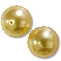 Swarovski 5810 Gold Parel 6mm 410 Stuk of Per Stuk, Ophalen of Verzenden, Nieuw, Kraal