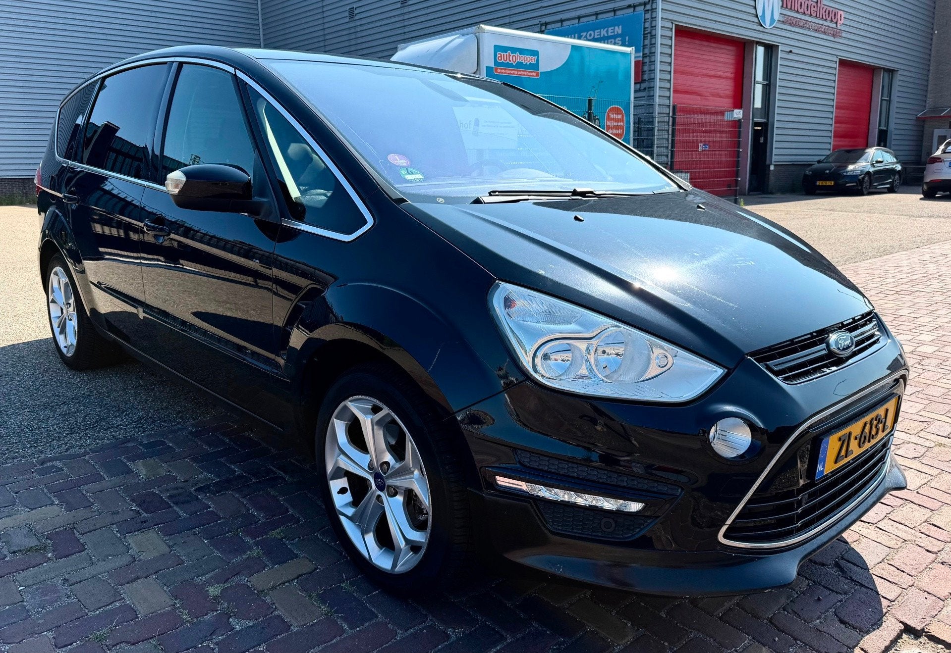 Ford S-Max 1.6 EcoBoost Lease Titanium, Auto's, Voorwielaandrijving, Gebruikt, 4 cilinders, 7 stoelen