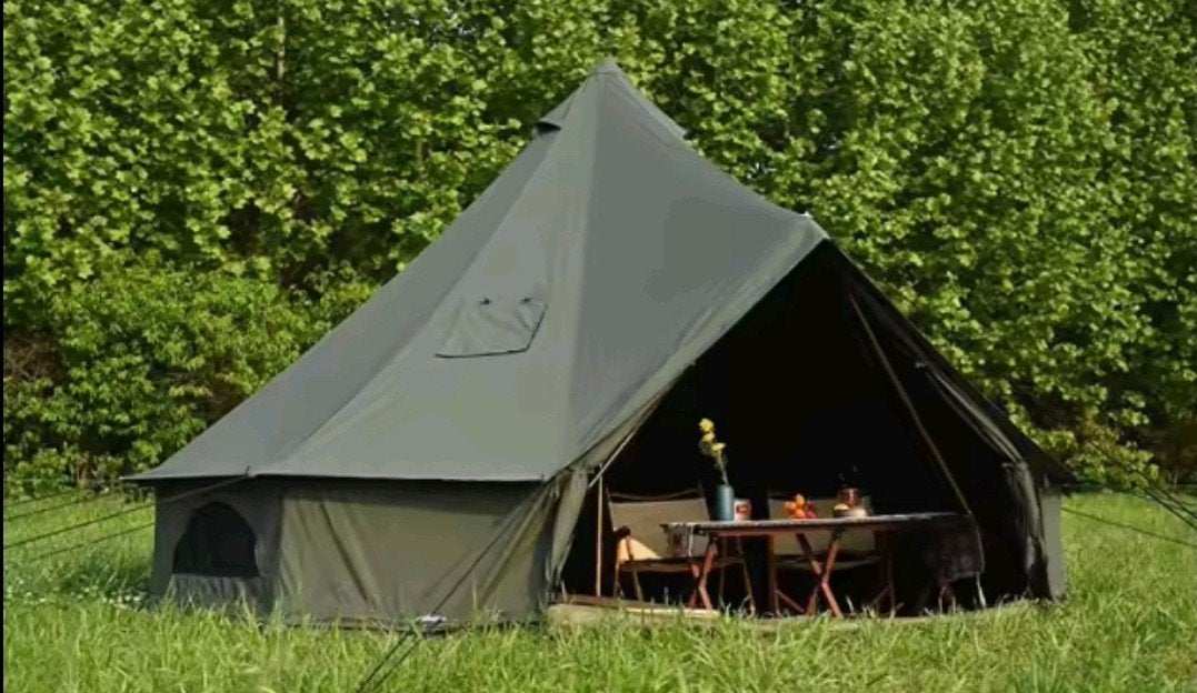Bell tent polycotton  4/5 meter, NIEUW, kwaliteits belltent, Caravans en Kamperen, Ophalen of Verzenden, Nieuw