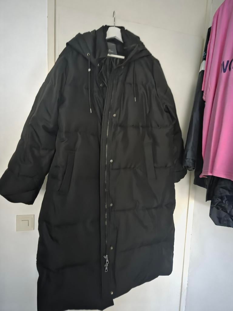 Zwarte winterjas Only Carmakoma - 48, Zwart, Maat 46/48 (XL) of groter, Ophalen of Verzenden, Zo goed als nieuw