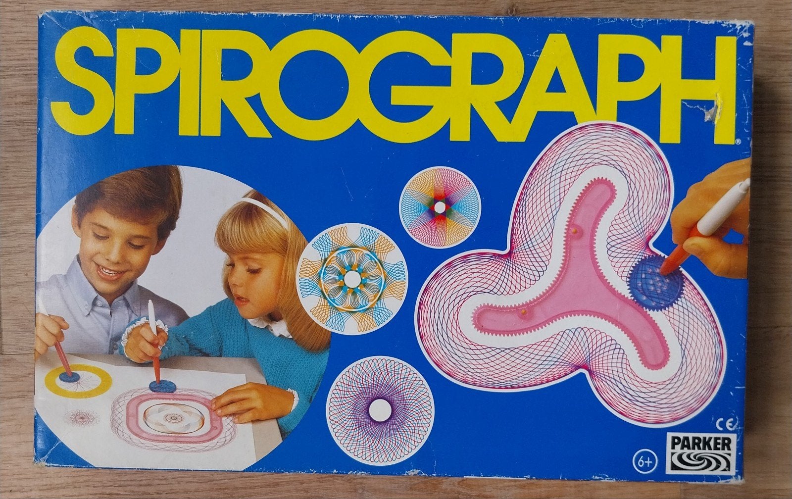 Vintage Spirograph Tekenset - Parker (Jaren '80), Ophalen of Verzenden, Zo goed als nieuw, Knutselen