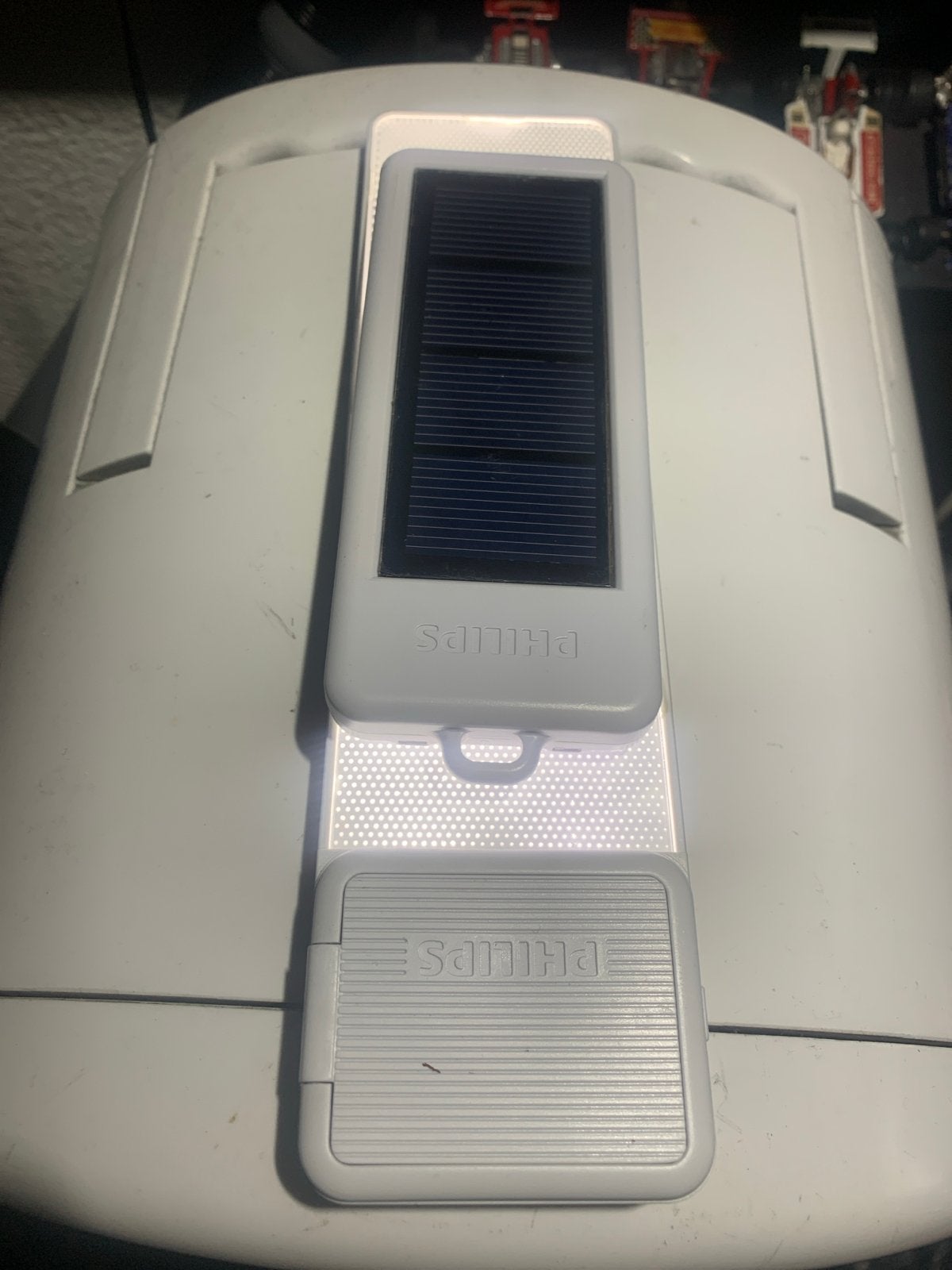 Philips Solar Leeslamp - Draagbaar en Duurzaam, Kunststof, Ophalen of Verzenden, Zo goed als nieuw, Modern