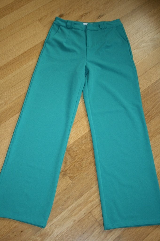 LOFTY MANNER nette groene wijde pantalon mt. M  ZGAN, Maat 38/40 (M), Lofty Manner, Ophalen of Verzenden, Zo goed als nieuw