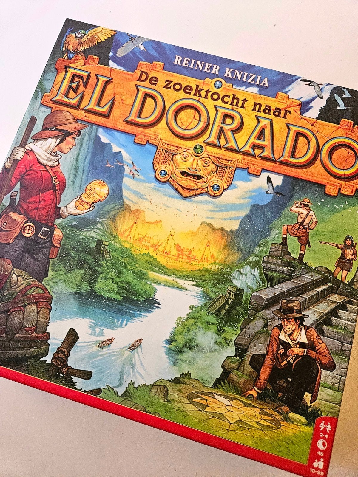 Bordspel De Zoektocht naar El Dorado, Hobby en Vrije tijd, Gezelschapsspellen | Bordspellen, Een of twee spelers, Ophalen of Verzenden