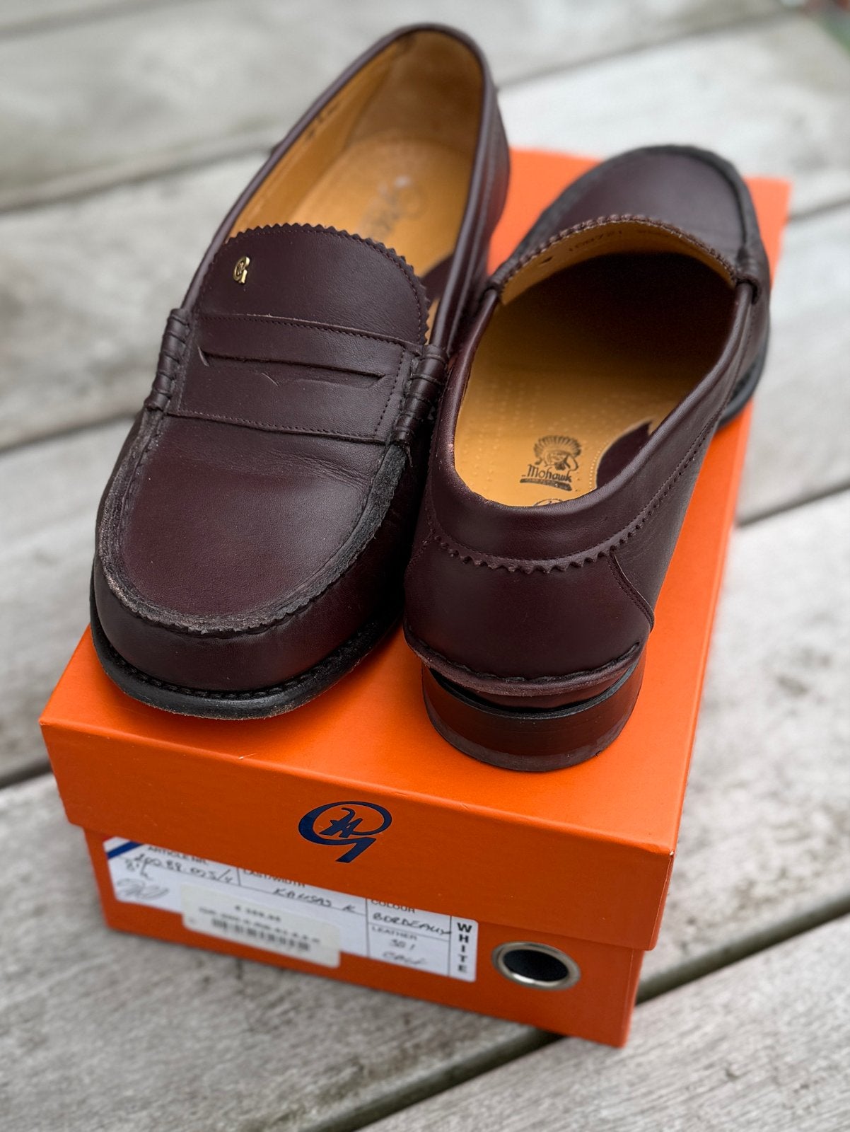 Greve mocassin Kansas bordeaux, maat 42,5 (8,5k extra breed), Kleding | Heren, Schoenen, Ophalen, Zo goed als nieuw, Overige kleuren