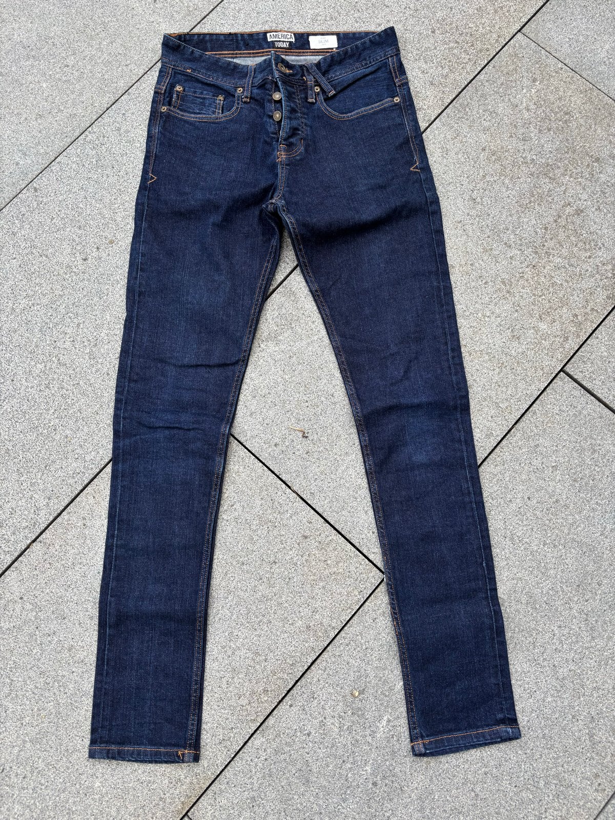 Nieuwe American Today Rian Slim Jeans - Maat 30/34, Kleding | Heren, Ophalen of Verzenden, Nieuw, Blauw, W32 (confectie 46) of kleiner