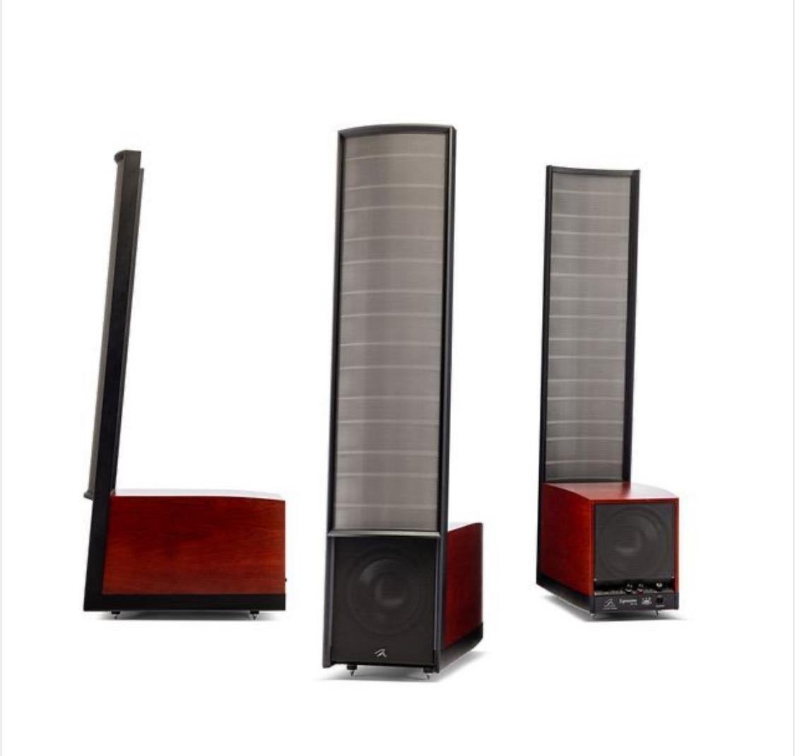 Martin Logan Expression ESL 13A - Dark Cherry - Masterpiece, Vloerstaande luidspreker, Gebruikt, ., Ophalen of Verzenden
