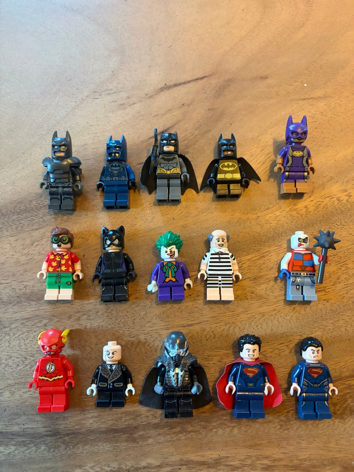 Lego DC Superhelden Minifiguren - Batman, Superman, Flash, Ophalen of Verzenden, Gebruikt, Overige merken