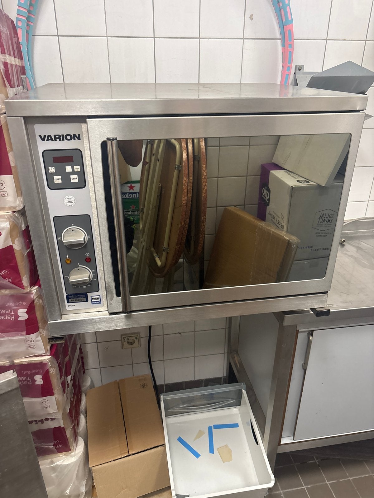 VARION by FORNU BTC 5185U Horeca-oven, Witgoed en Apparatuur, Ophalen, Horeca-oven, Vrijstaand, Gebruikt