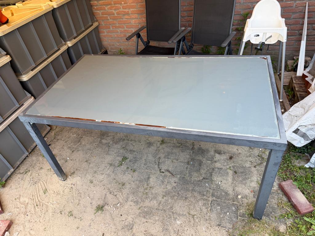 Tuintafel, Tuin en Terras, Tuintafels, Ophalen, Zo goed als nieuw