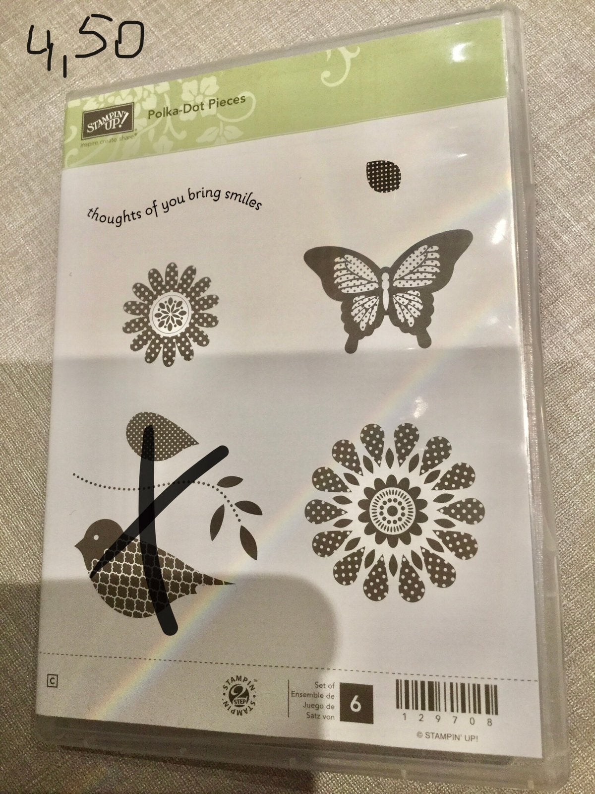 Stempels Stampin up nw polka dots pieces, Ophalen of Verzenden, Nieuw, Clearstamp