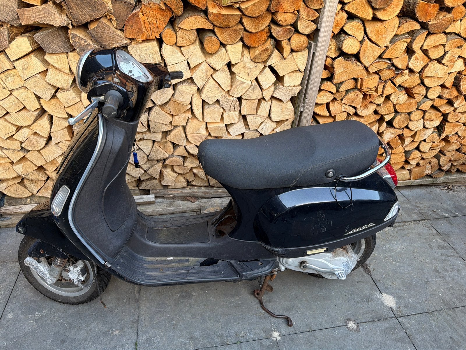 Vespa LX 50cc Scooter - Zwart, Goed Onderhouden