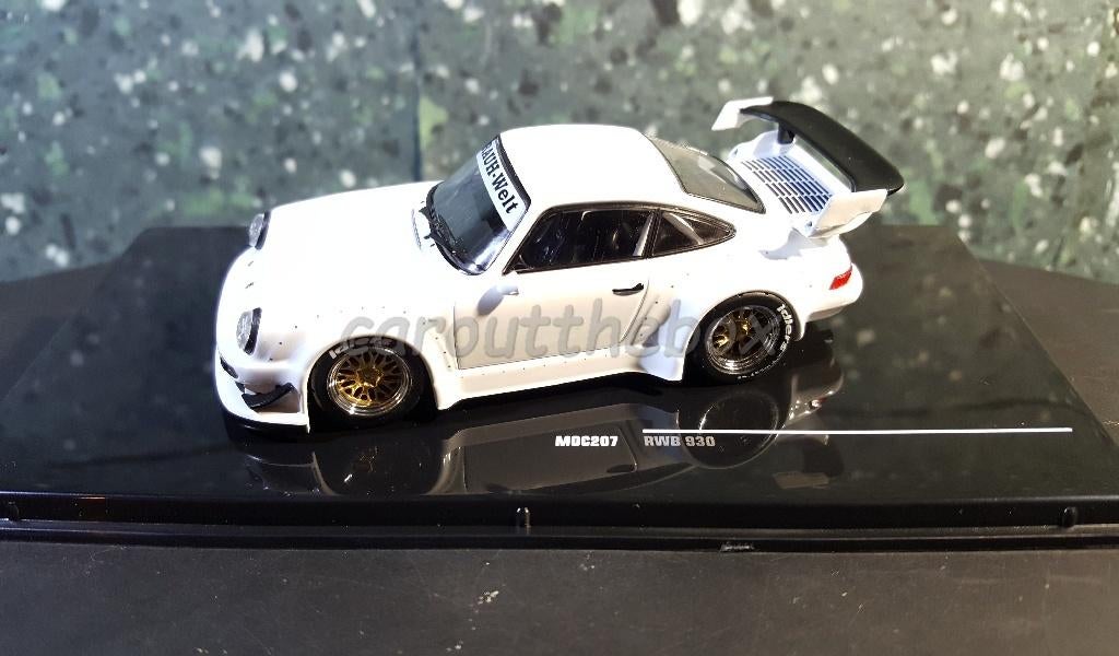 Porsche RWB 930 wit 1:43 Ixo V347, Hobby en Vrije tijd, Modelauto's | 1:43, Verzenden, Nieuw, Auto, Overige merken