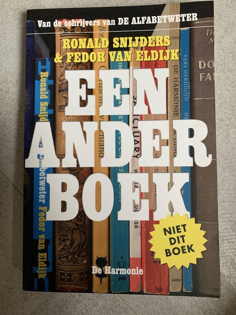 Een ander boek -   Ronald Snijders & Fedor van Eldijk, Boeken, Ophalen of Verzenden, Zo goed als nieuw, Verhalen