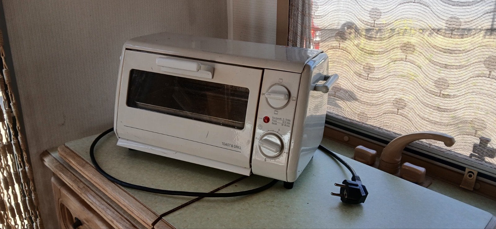 Toast & Gril oven, Witgoed en Apparatuur, Ovens, Ophalen, Minder dan 45 cm, Minder dan 45 cm, Oven met grill
