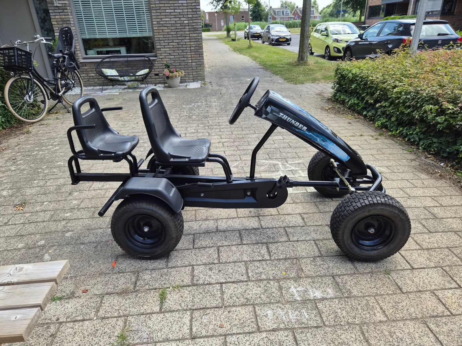 2-zits skelter XXL, Kinderen en Baby's, Speelgoed | Buiten | Skelters, Ophalen, Zo goed als nieuw, Overige merken, Duozit