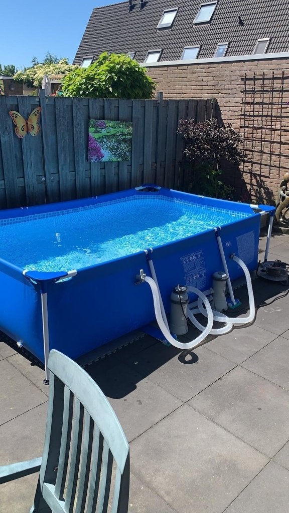 Intex zwembad 2 bij 3 meter, Tuin en Terras, Zwembaden, Ophalen, Zo goed als nieuw, Opzetzwembad, 200 tot 400 cm