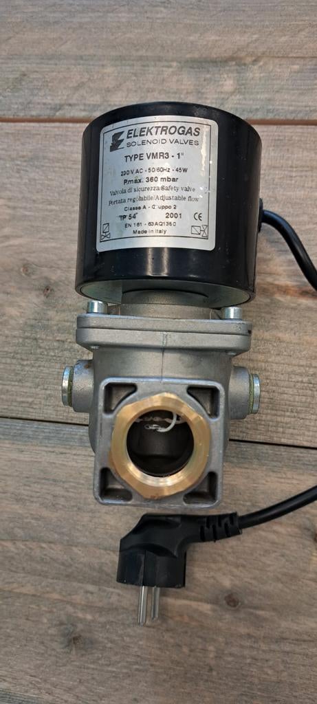 Elektrogas Solenoïde Klep VMR3-1" - 220V AC Gasklep, Doe-het-zelf en Verbouw, Ophalen of Verzenden, Elektrogas, Info@elektrogas.it