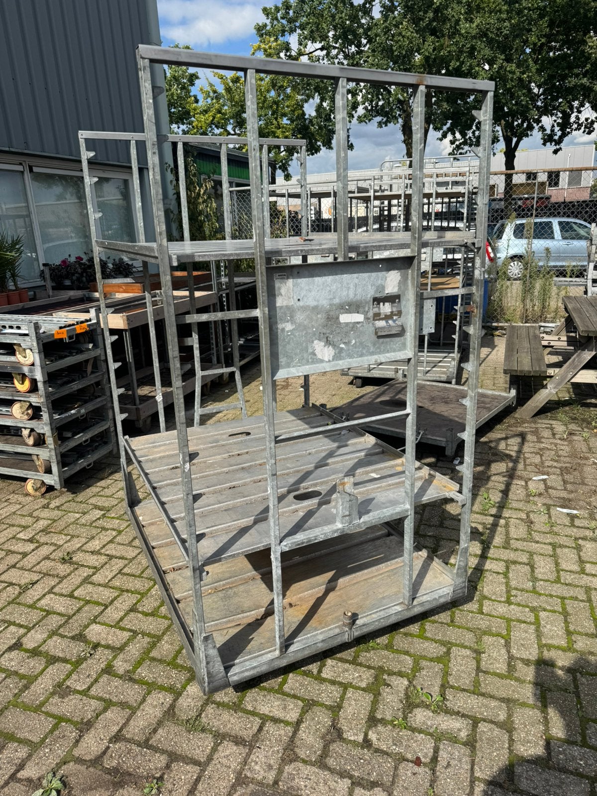Te koop bloemen kar/ Rijnsburg kar, Doe-het-zelf en Verbouw, 100 liter of meer, Ophalen, Zo goed als nieuw, Transportkar