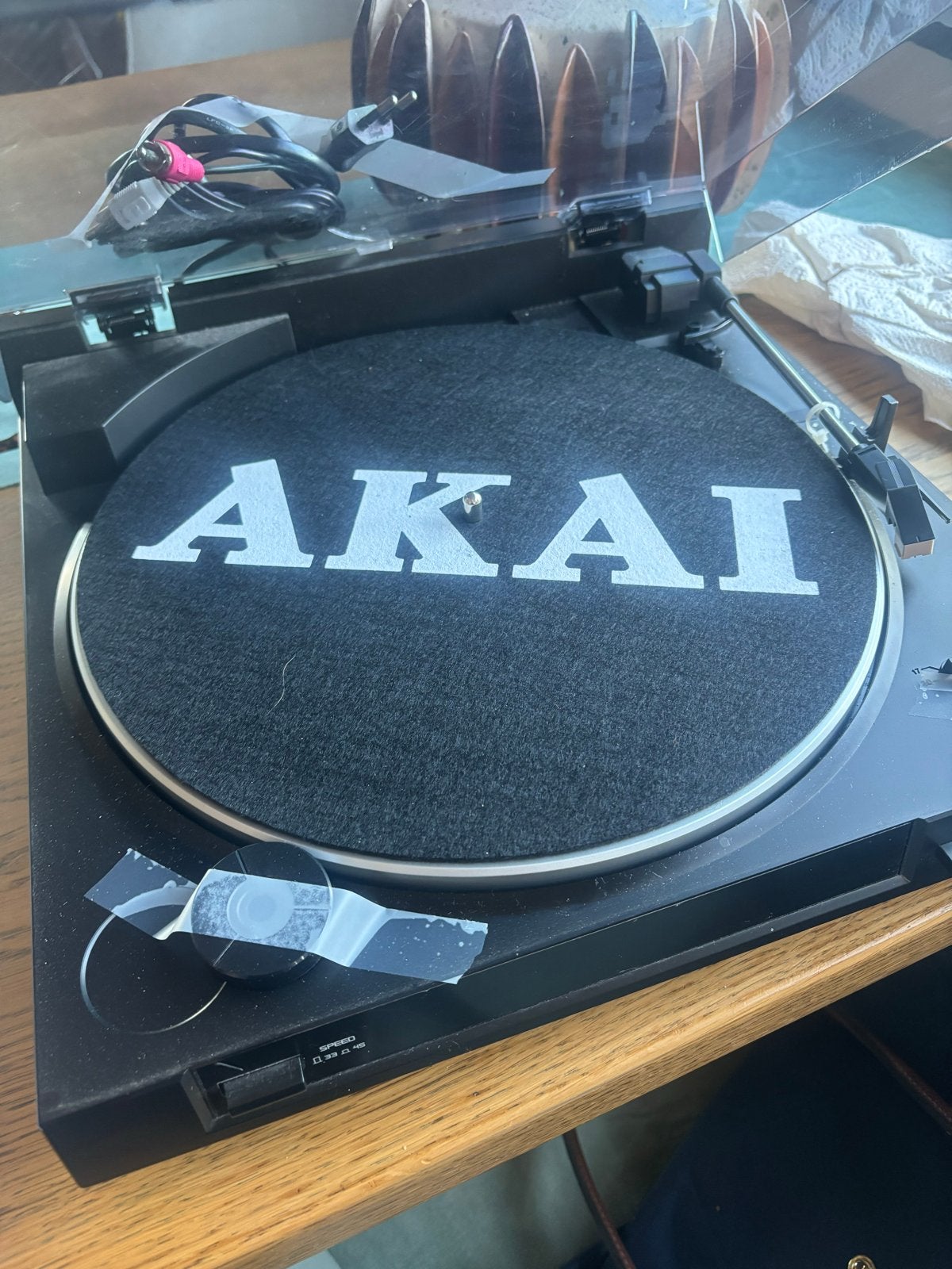 Akai AT-01U USB Platenspeler, Ophalen, Zo goed als nieuw, USB-aansluiting, Platenspeler