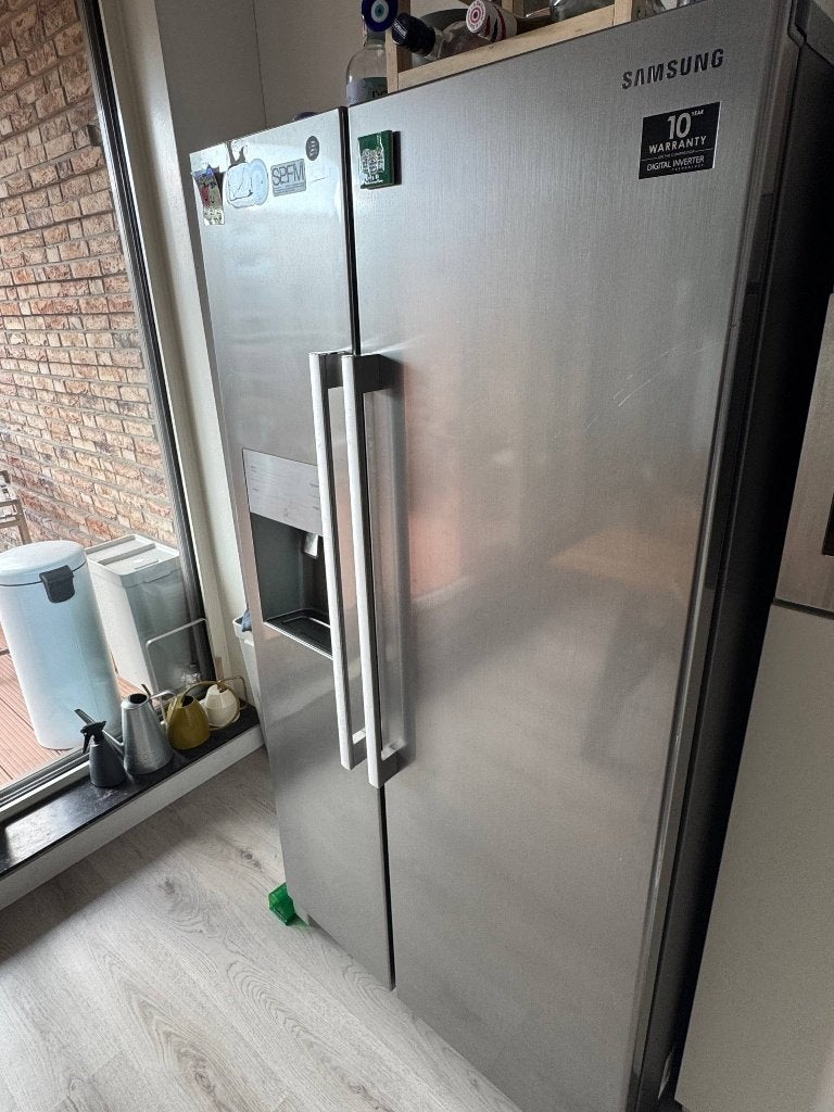 Samsung American Style Fridge Freezer, Ophalen, Gebruikt, 200 liter of meer, 60 cm of meer