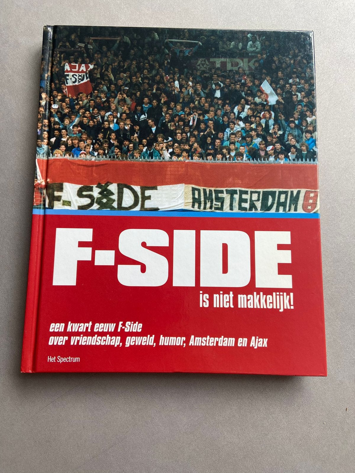 F Side is niet makkelijk boek ajax tdk vintage, Ophalen of Verzenden, Gebruikt, Ajax, Boek of Tijdschrift
