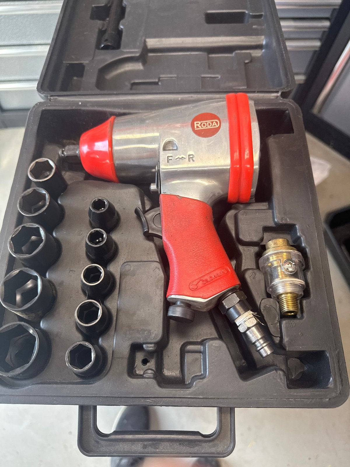 Slagmoersleutel perslucht incl. doppen (9-27 mm), Ophalen, Gebruikt, Overige typen, Overige merken