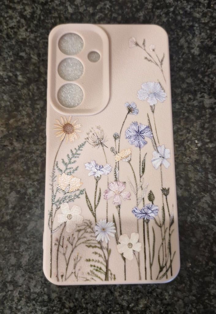 Hoesje met bloemen voor Samsung Galaxy S25 Edge en meer, Ophalen of Verzenden, Nieuw, Overige modellen, Hoesje of Tasje